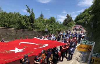 İstiklale giden yolda “Atatürk ve İstiklal Yolu Yürüyüşü” başladı