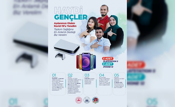 Aşı teşviki için gençlere oyun konsolu ve akıllı telefon verilecek