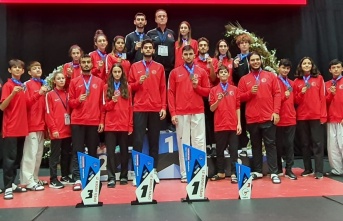 Avrupa Ümitler ve Yıldızlar Tekvando Şampiyonası'nda Milli Takımımızdan madalya yağmuru