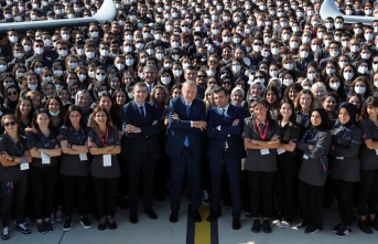 Erdoğan, Baykar Akıncı Taarruzi İnsansız Hava Aracı Teslimat ve Kurs Bitirme Töreni’nde konuştu