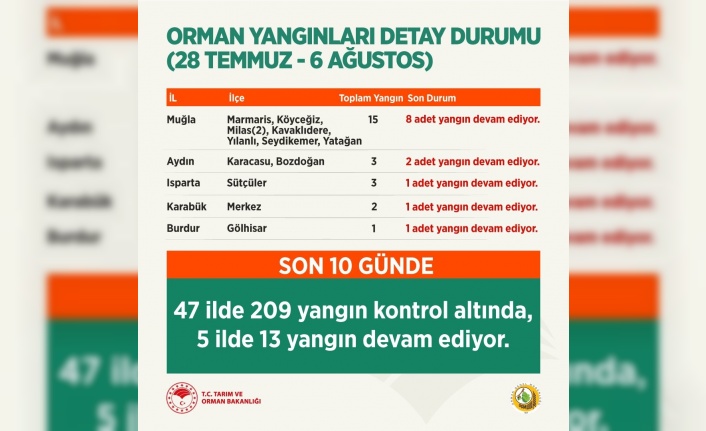 Tarım ve Orman Bakanı Pakdemirli, orman yangınlarına ilişkin açıklamalar yaptı!