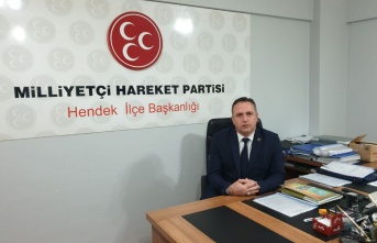 MHP Hendek İlçe Başkanı Namlı'dan basın açıklaması