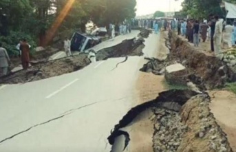 Pakistan'da 5,9 büyüklüğünde deprem meydana geldi