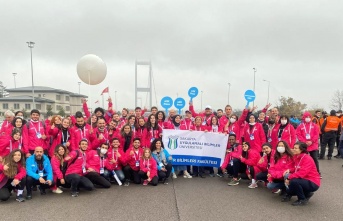 Derslerini İstanbul Maratonu’nda işlediler