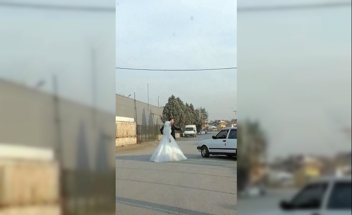 Gelin ve damada drift şovu pahalıya patladı