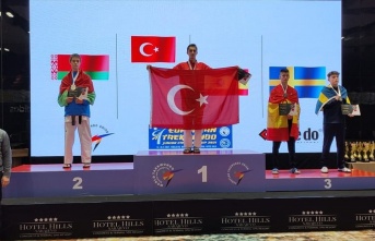 Milli tekvandocu Ömer Faruk Dayıoğlu'nda altın madalya