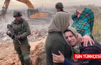 Filistin’de İsrail güçleri, evlerin yıkımını durdurmak isteyen kadınlara saldırdı