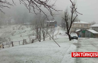 Sakarya’nın yüksek kesimlerinde kar yağışı etkili oluyor