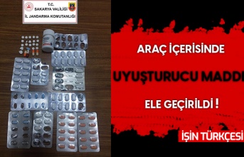 Araç içerisinde 88 adet uyuşturucu madde ele geçirildi