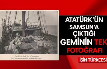 Atatürk'ün Samsun'a çıktığı Bandırma Vapuru