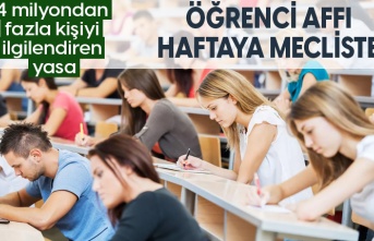 Öğrenci affı teklifini Meclis'e sunacağız