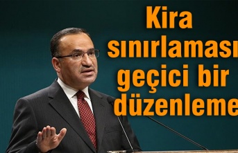 Bakan Bozdağ: Kira sınırlaması geçici bir düzenleme