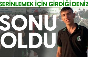 Girdiği deniz, 19 yaşındaki Kenan'ın sonu oldu!