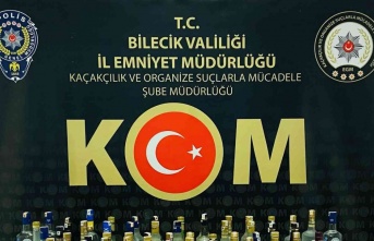 Bilecik’te kaçak içki operasyonu