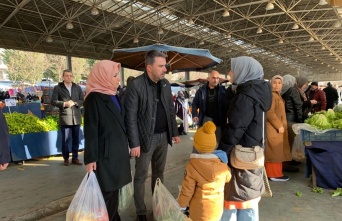 Pursaklar Belediyesi’nden ilçedeki afetzedelere ziyaret