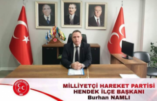 MHP Hendek İlçe Başkanı'ndan 10 Ocak Çalışan...