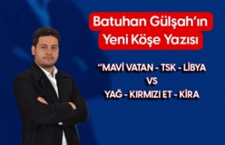 Batuhan Gülşah'ın Yeni Köşe Yazısı Yayında!