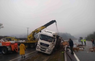 Sakarya’da yağmur kazaları beraberinde getirdi