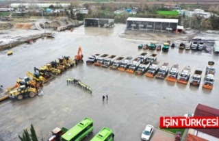 Sakarya Büyükşehir karla mücadeleye hazır