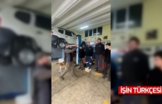 Oto tamircisi yılın elemanını böyle seçti