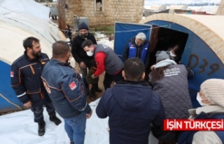 Sakarya’dan, Afrin’deki çocuklara kışlık kıyafet...