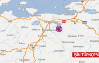 Bursa'da 4.3 büyüklüğünde deprem