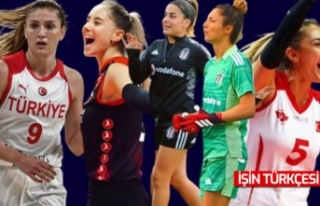 Milli kadın sporculardan Dünya Kadınlar Günü...