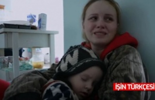 Ukrayna'da acılı anne yaşadıklarını anlattı