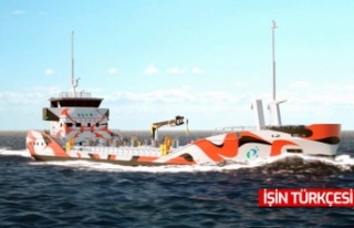 Dünyanın ilk elektrikli tanker gemisi denize iniyor