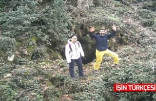 Keşfetmek istedikleri mağara ayı ini çıktı