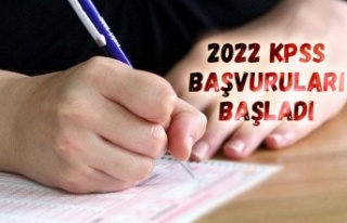 2022 KPSS başvuruları başladı