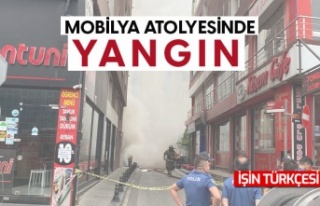 Mobilya atölyesinde yangın: Vatandaşlar sokağa...