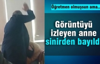 Öğretmen, öğrencisini canice dövdü