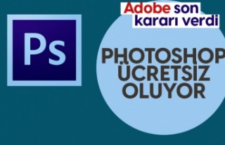 Adobe Photoshop ücretsiz oluyor