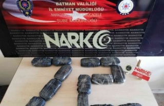 Batman’da 10 kilo uyuşturucu ele geçirildi