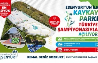 Esenyurt’ta Kaykay Parkı 24 Eylül’de açılıyor