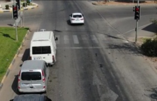 Gaziantep’te dron ile trafik denetimi