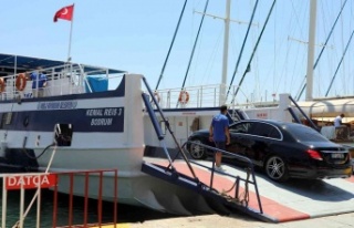 Bodrum-Datça feribot seferi ile 68 bin yolcu taşındı
