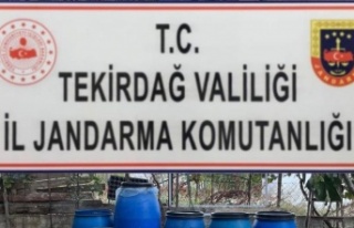 Tekirdağ’da 1 ton sahte içki ele geçirildi