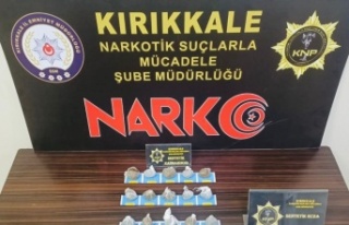 Kırıkkale’de uyuşturucu madde ile yakalanan 3...