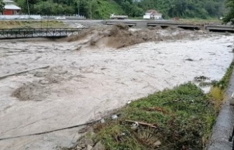 Sel suları 2 köprüyü yıktı, evleri su bastı