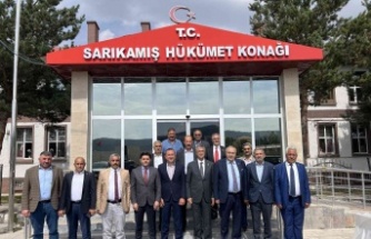 MHP Genel Başkan Yardımcısı Kamil Aydın’dan Sarıkamış Kaymakamı Doğan Kemelek’e ziyaret
