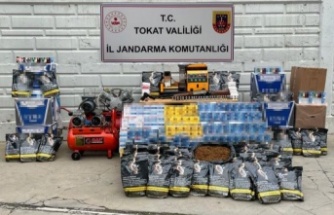 Tokat’ta 125 bin adet makaron ele geçirildi