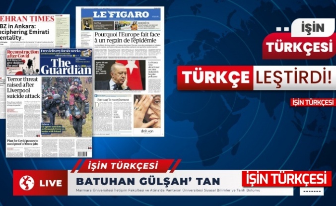 16 Kasım İşin Türkçesi Türkçeleştirdi: Dünya Basınında Gündem