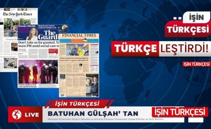 22 Kasım İşin Türkçesi Türkçeleştirdi: Dünya Basınında Gündem
