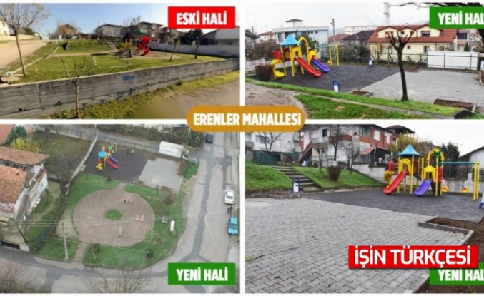 Erenler'de Çocuk Parkları Yenileniyor