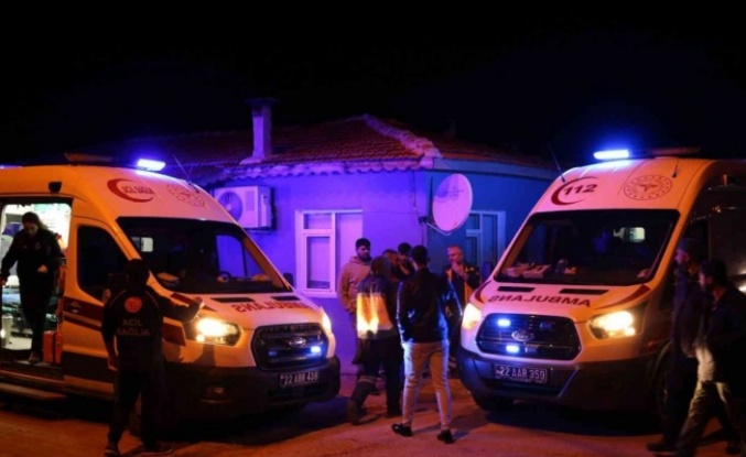 Edirne’deki ev yangınında 1 kişi yaralandı