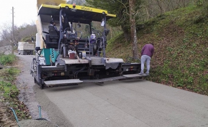 Düzce’de uygulanan beton yol örnek oluyor