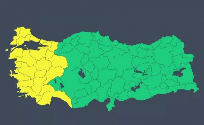 Meteoroloji uyardı, 22 il için sarı alarm: Kuvvetli olacak